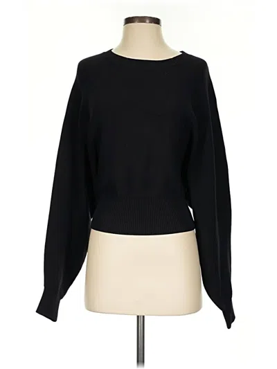 Pre-owned Babaton Pullover Sweater In Black