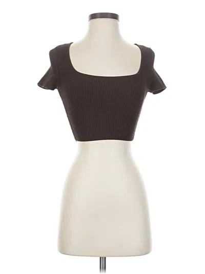 Pre-owned Babaton Pullover Sweater In Brown