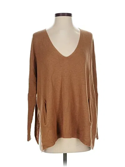 Pre-owned Babaton Pullover Sweater In Brown