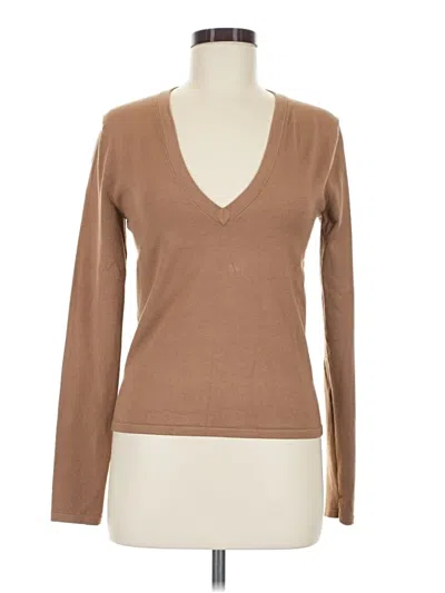 Pre-owned Babaton Pullover Sweater In Brown