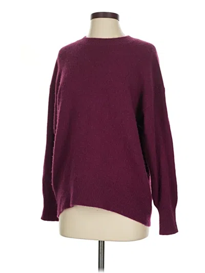 Pre-owned Babaton Pullover Sweater In Burgundy