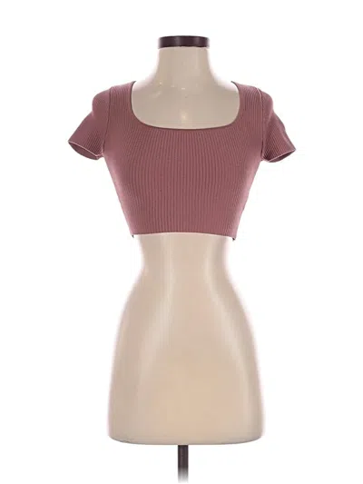 Pre-owned Babaton Pullover Sweater In Burgundy