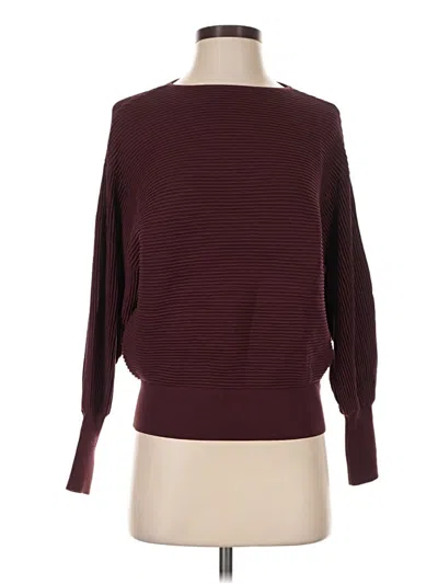 Pre-owned Babaton Pullover Sweater In Burgundy