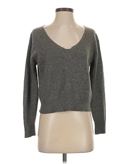 Pre-owned Babaton Pullover Sweater In Gray