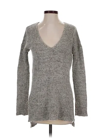 Pre-owned Babaton Pullover Sweater In Gray