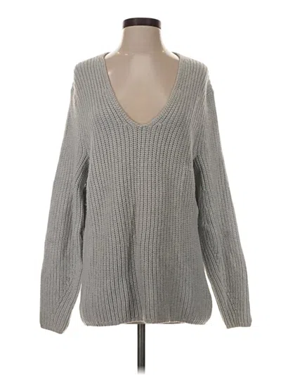 Pre-owned Babaton Pullover Sweater In Gray
