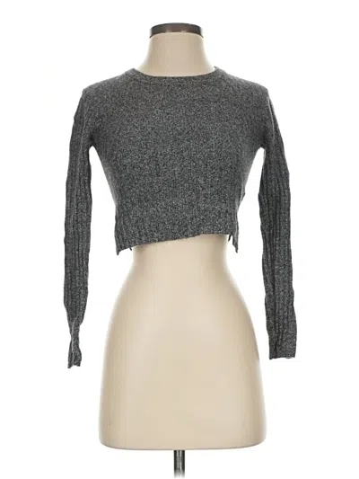 Pre-owned Babaton Pullover Sweater In Gray