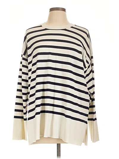 Pre-owned Babaton Pullover Sweater In Ivory
