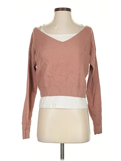 Pre-owned Babaton Pullover Sweater In Pink