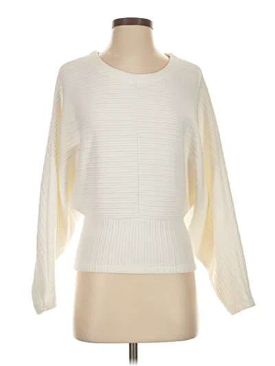 Pre-owned Babaton Pullover Sweater In White