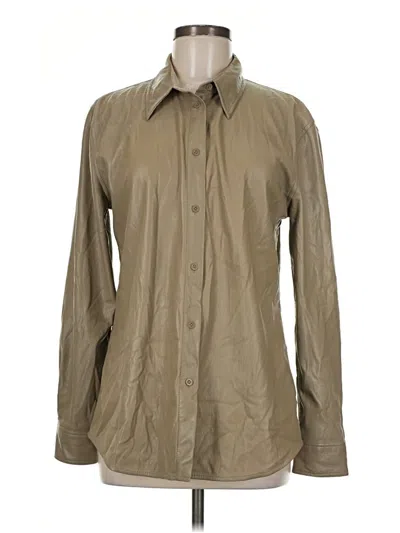 Pre-owned Babaton Raincoat In Tan