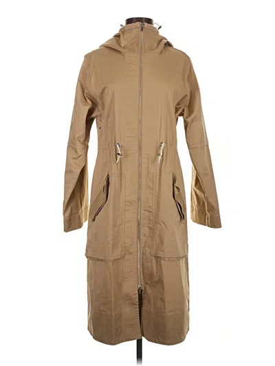 Pre-owned Babaton Raincoat In Tan