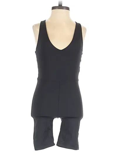 Pre-owned Babaton Romper In Black