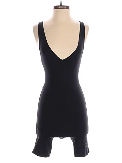 Pre-owned Babaton Romper In Black