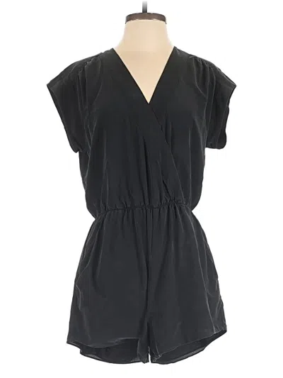 Pre-owned Babaton Romper In Black