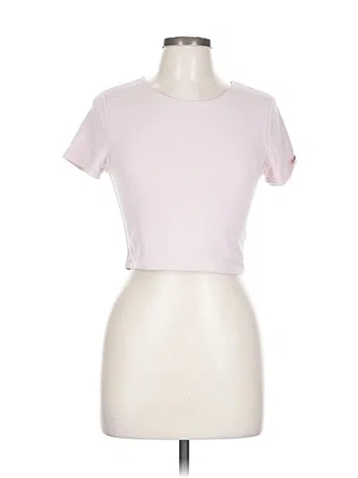 Pre-owned Babaton Short Sleeve T-shirt In Pink