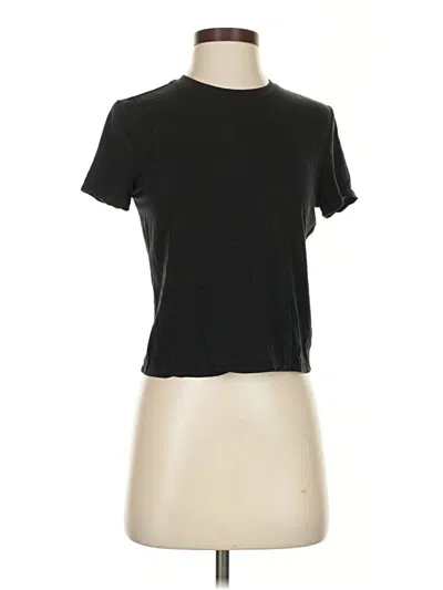 Pre-owned Babaton Short Sleeve T-shirt In Black