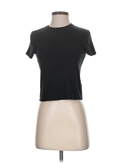 Pre-owned Babaton Short Sleeve T-shirt In Black