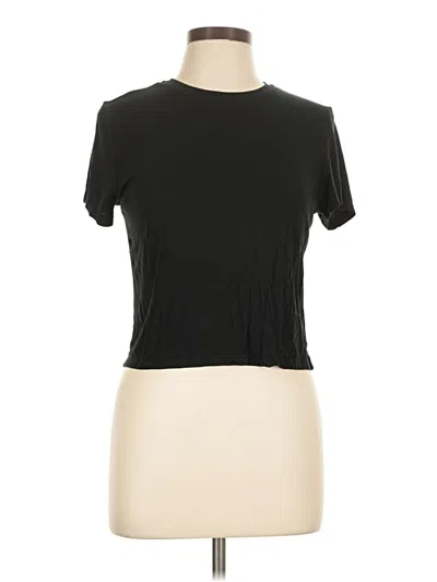 Pre-owned Babaton Short Sleeve T-shirt In Black