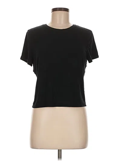 Pre-owned Babaton Short Sleeve T-shirt In Black