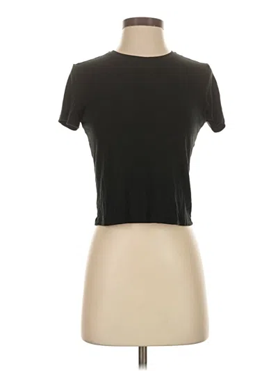 Pre-owned Babaton Short Sleeve T-shirt In Black