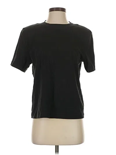 Pre-owned Babaton Short Sleeve T-shirt In Black
