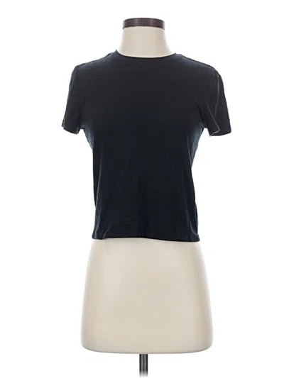 Pre-owned Babaton Short Sleeve T-shirt In Black