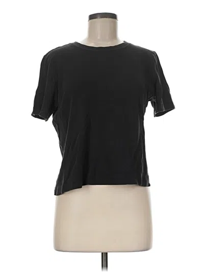 Pre-owned Babaton Short Sleeve T-shirt In Black