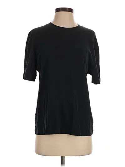 Pre-owned Babaton Short Sleeve T-shirt In Black