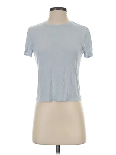 Pre-owned Babaton Short Sleeve T-shirt In Blue