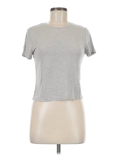 Pre-owned Babaton Short Sleeve T-shirt In Gray