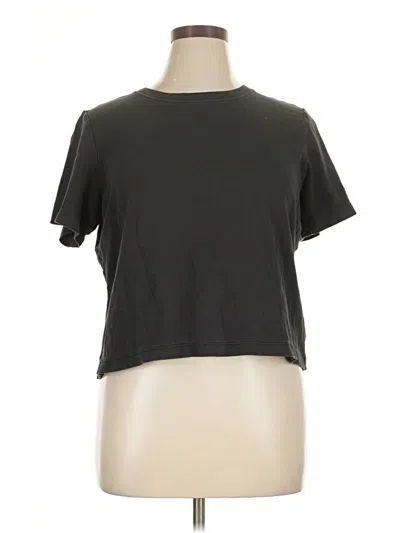 Pre-owned Babaton Short Sleeve T-shirt In Gray