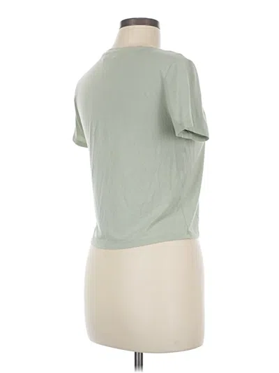 Pre-owned Babaton Short Sleeve T-shirt In Green