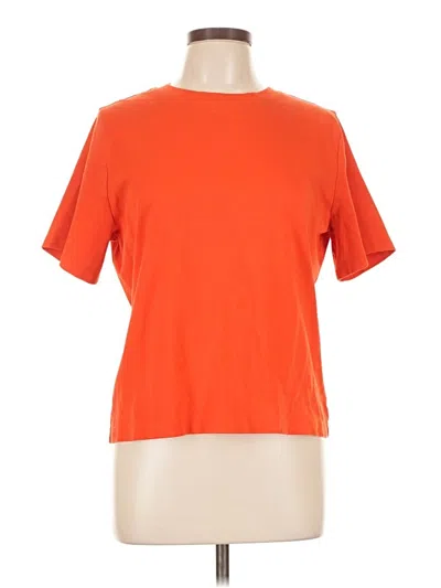 Pre-owned Babaton Short Sleeve T-shirt In Orange