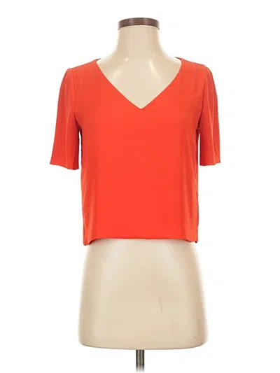 Pre-owned Babaton Short Sleeve T-shirt In Orange