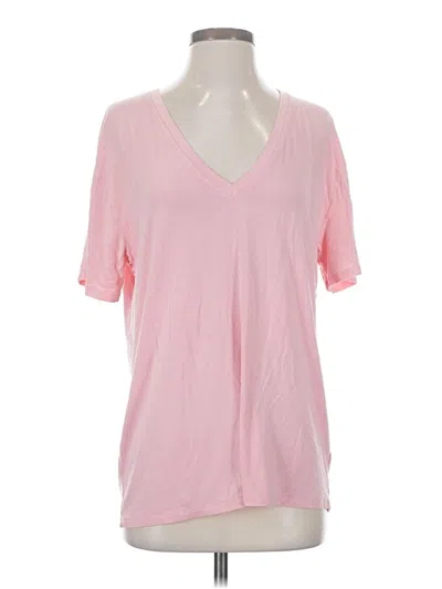 Pre-owned Babaton Short Sleeve T-shirt In Pink