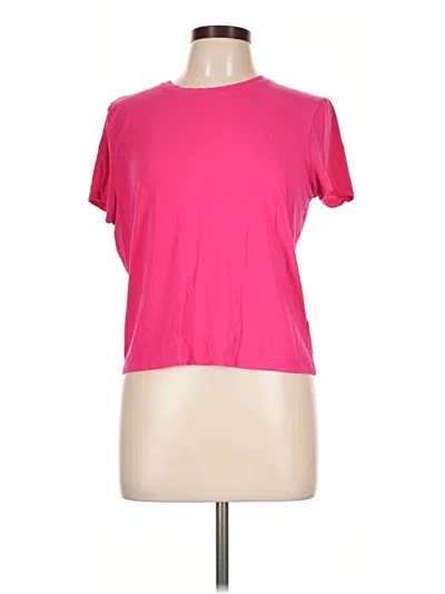 Pre-owned Babaton Short Sleeve T-shirt In Pink