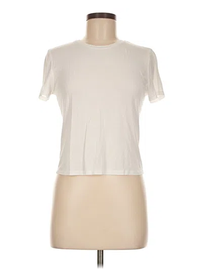 Pre-owned Babaton Short Sleeve T-shirt In White
