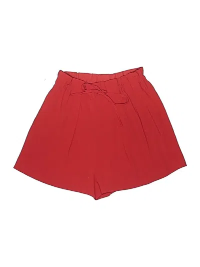 Pre-owned Babaton Shorts In Red