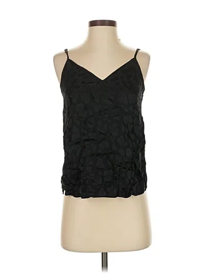 Pre-owned Babaton Sleeveless Blouse In Black