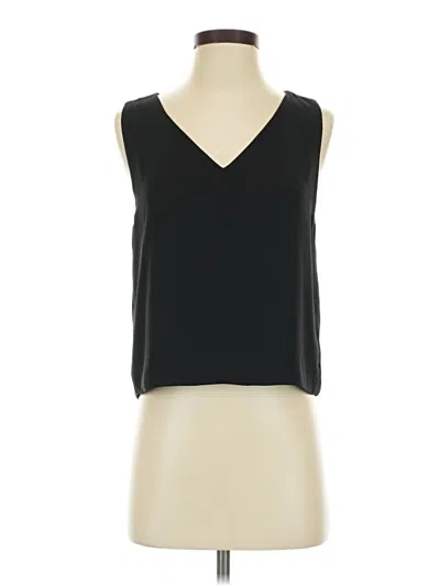 Pre-owned Babaton Sleeveless Blouse In Black