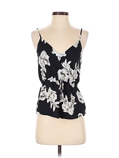 Pre-owned Babaton Sleeveless Blouse In Black