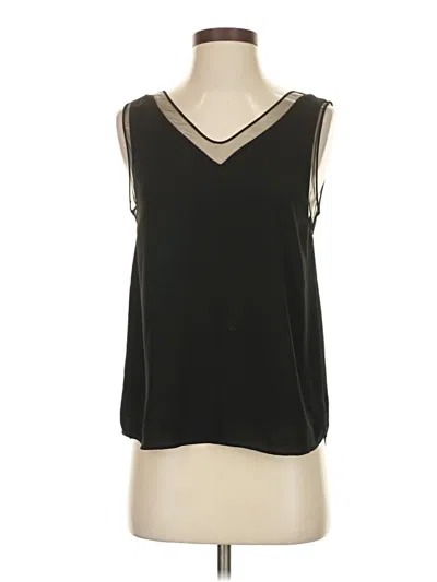 Pre-owned Babaton Sleeveless Blouse In Black