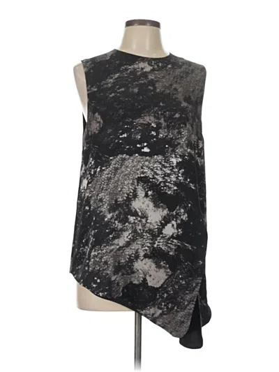 Pre-owned Babaton Sleeveless Blouse In Black