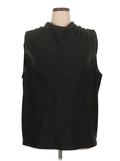 Pre-owned Babaton Sleeveless Blouse In Black
