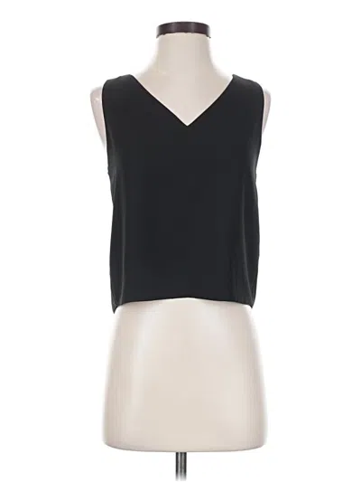 Pre-owned Babaton Sleeveless Blouse In Black
