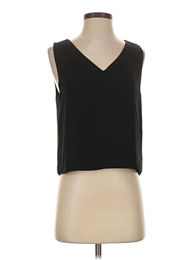 Pre-owned Babaton Sleeveless Blouse In Black