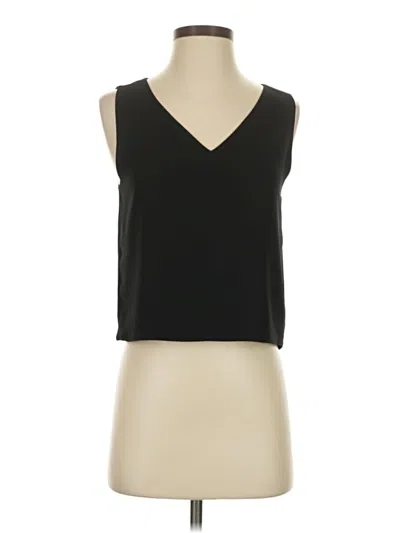 Pre-owned Babaton Sleeveless Blouse In Black