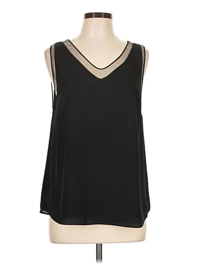 Pre-owned Babaton Sleeveless Blouse In Black