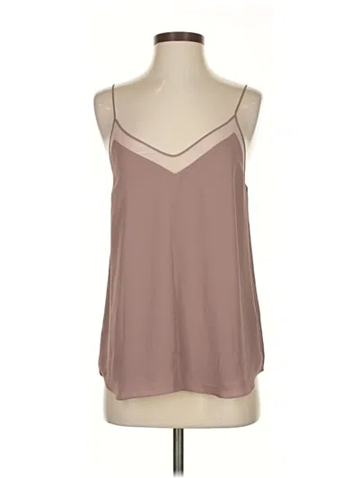 Pre-owned Babaton Sleeveless Blouse In Brown